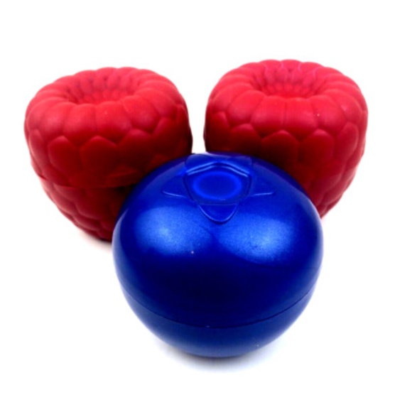 Hutzler Fruit Holder Container 3pc Lot Raspberry Blueberry On the Go School - Picture 1 of 6